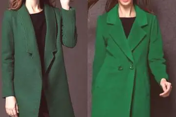 Manteau vert femme 2019: 100 photos de mannequins