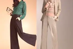 Módne široké nohavice pre ženy - móda v roku 2019 (s fotografiou) \ t