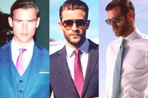 Comment choisir une cravate à un costume et une chemise: photo